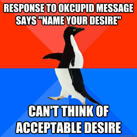 response to okcupid message says 