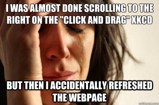 I was almost done scrolling to the right on the 