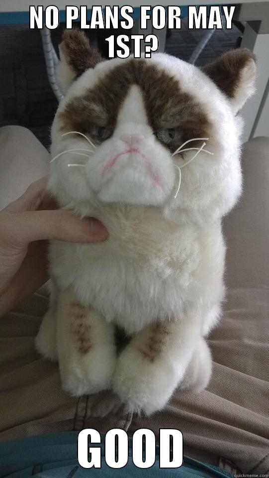 NO PLANS FOR MAY 1ST? GOOD Misc