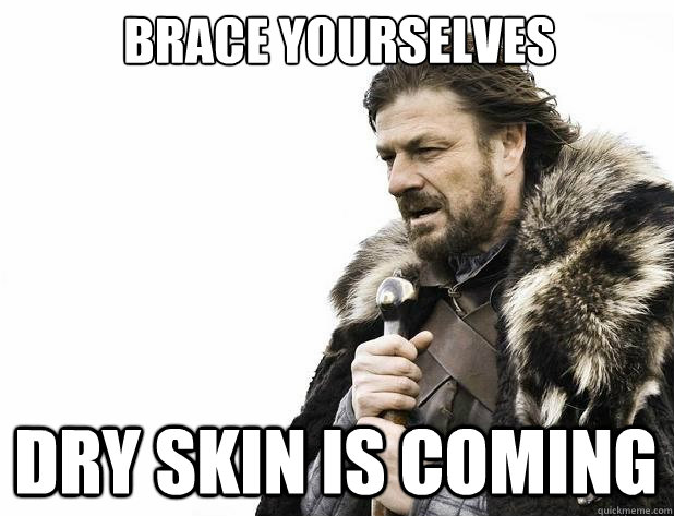 Brace yourselves dry skin is coming - Brace yourselves dry skin is coming  Misc