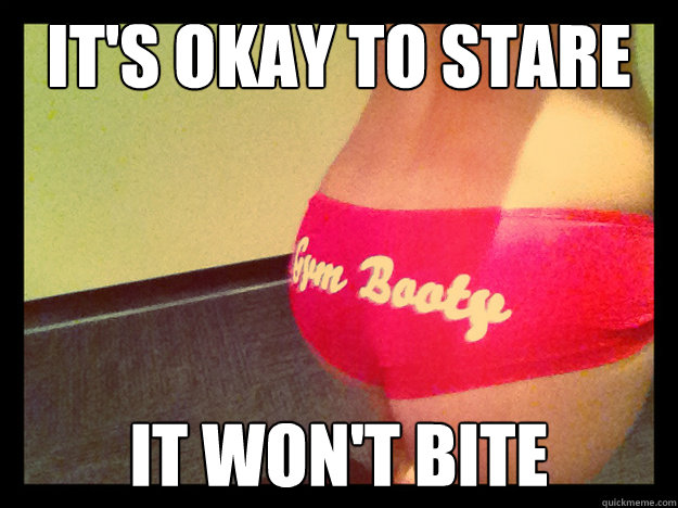 It's Okay to Stare It won't bite  