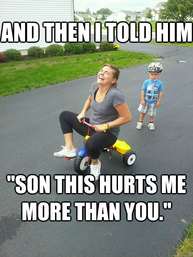 And then i told him 