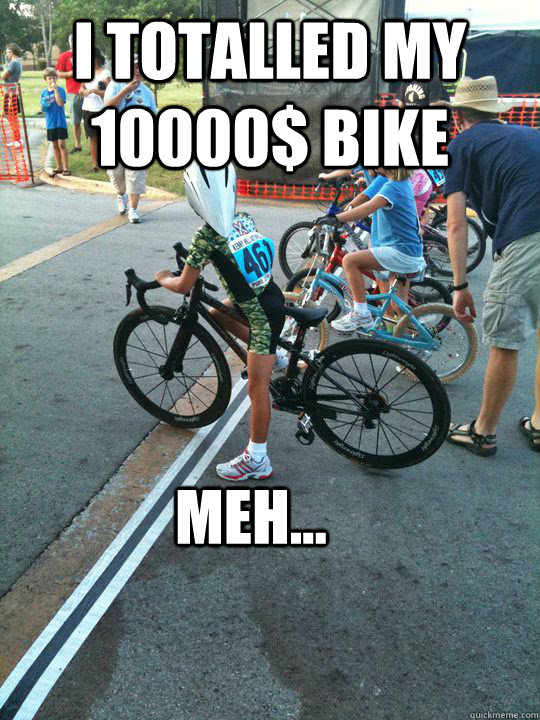 I totalled my 10000$ bike MEH... - I totalled my 10000$ bike MEH...  Spoiled Rich Kid