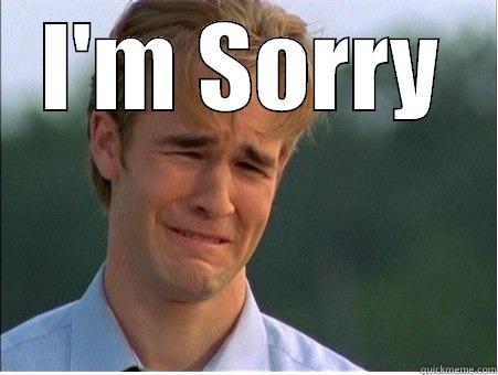 I'M SORRY  1990s Problems