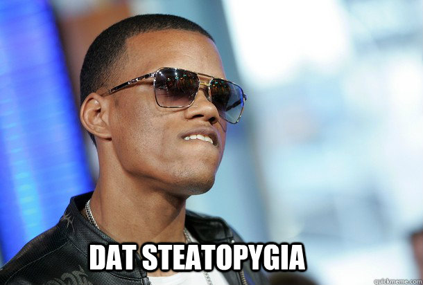 Dat steatopygia  