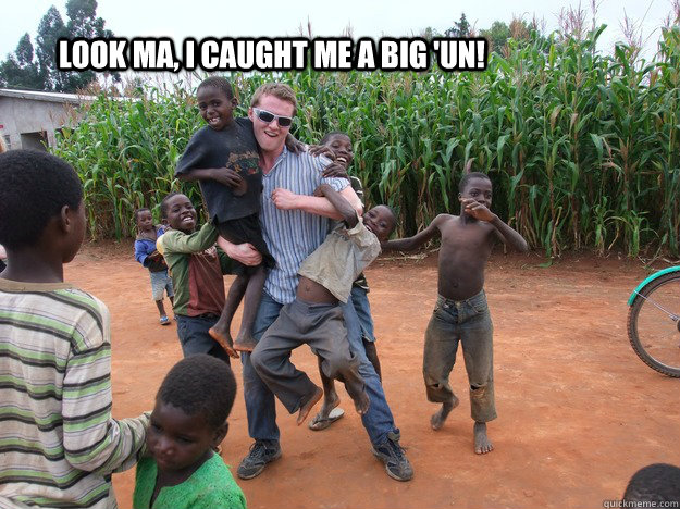 Look Ma, I caught me a big 'un!  Craig and The Children of the Corn