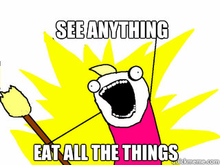 See Anything Eat All the things  All The Things