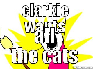 CLARKIE WANTS ALL THE CATS All The Things