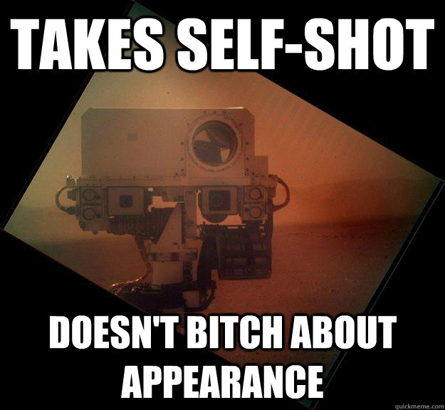 Takes self-shot doesn't bitch about appearance - Takes self-shot doesn't bitch about appearance  Good Guy Curiosty