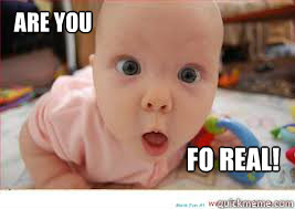 sarcastic baby