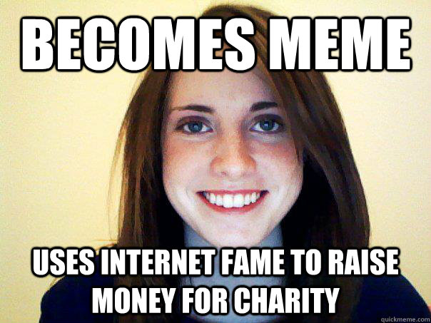 BEcomes meme Uses internet fame to raise money for charity - BEcomes meme Uses internet fame to raise money for charity  Good Girl Laina