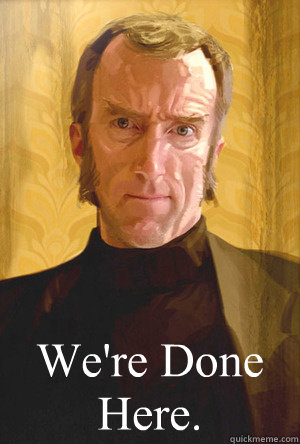  We're Done Here. -  We're Done Here.  Cave Johnson Lemons