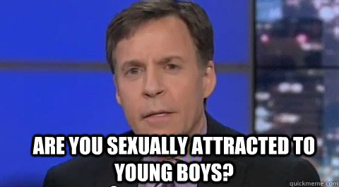  are you sexually attracted to young boys?  