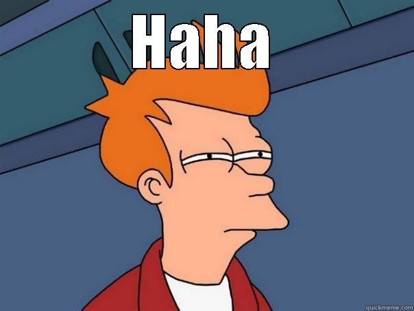 HAHA  Futurama Fry