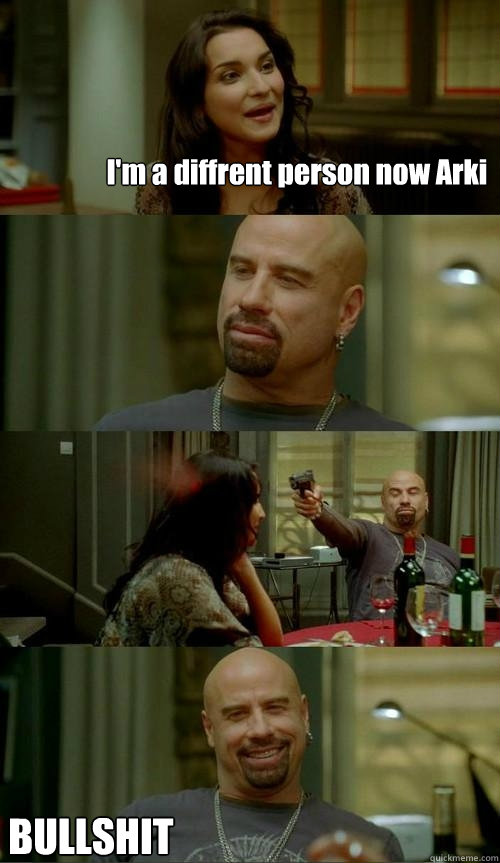 I'm a diffrent person now Arki   BULLSHIT - I'm a diffrent person now Arki   BULLSHIT  Skinhead