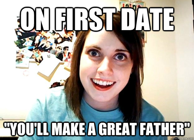 On first date 