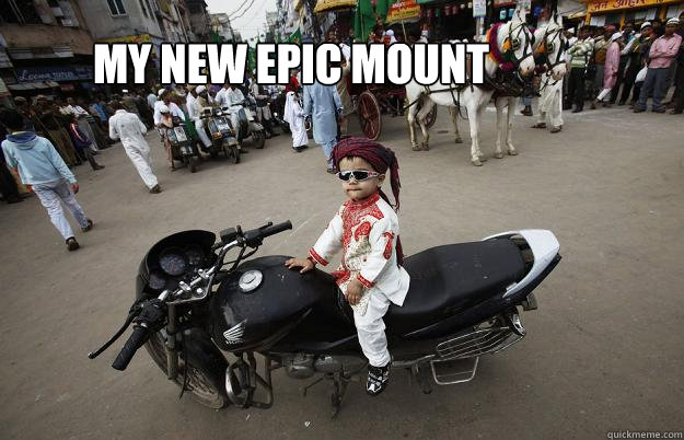 My new epic Mount - My new epic Mount  Little Tykes
