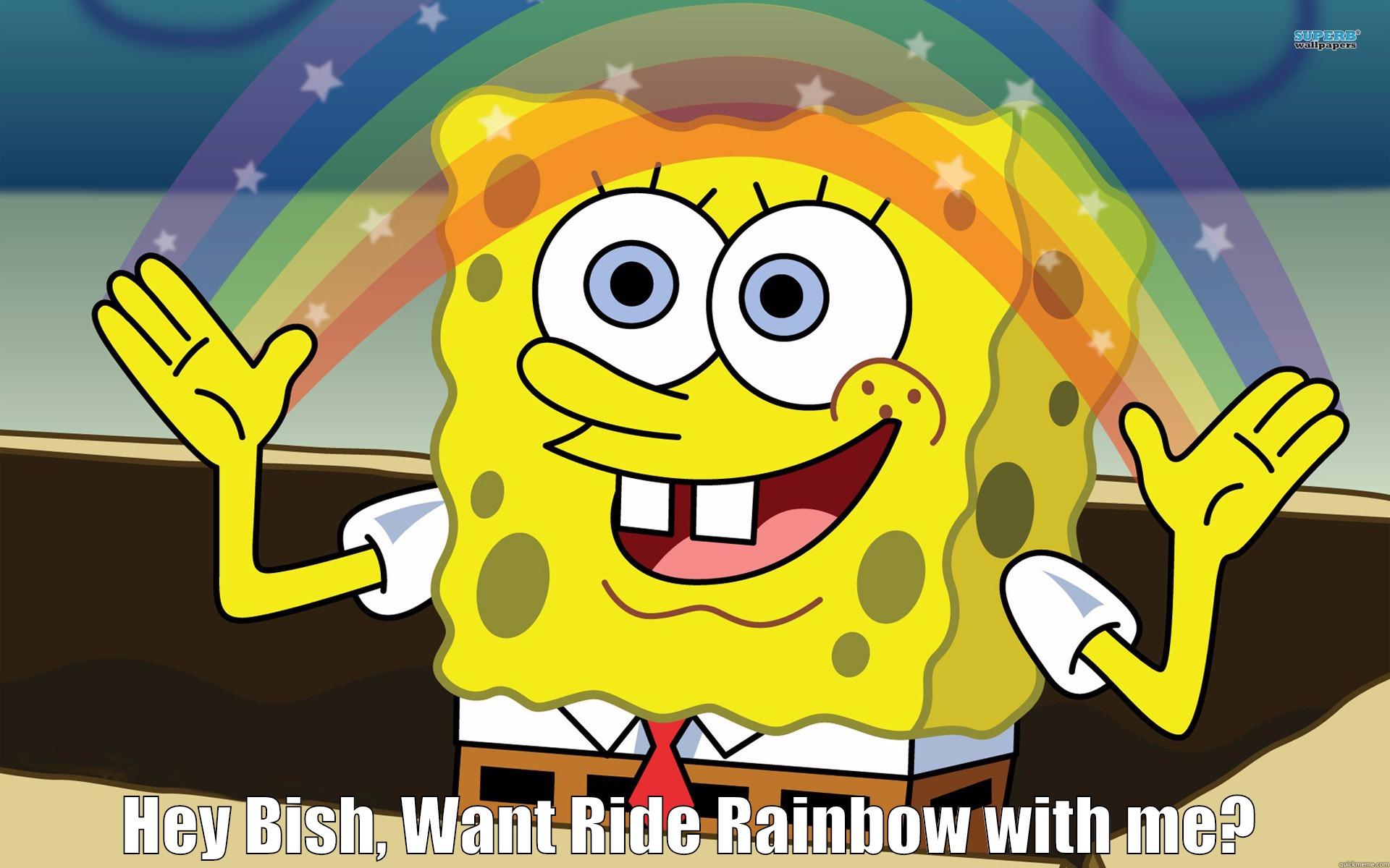  HEY BISH, WANT RIDE RAINBOW WITH ME? Misc