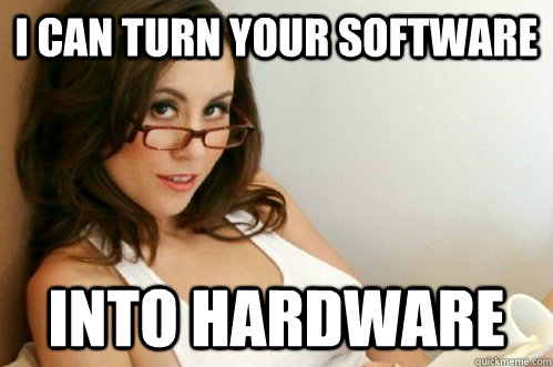 I can turn your software Into hardware   
