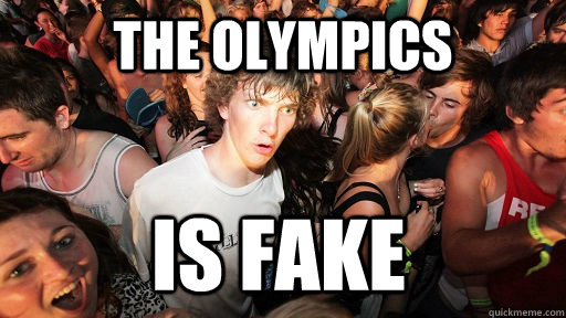 THe OLYMPICS is fake  Sudden Clarity Clarence