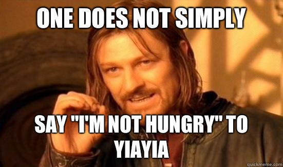 One Does Not Simply  Say 