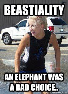 Beastiality An elephant was a bad choice.. - Beastiality An elephant was a bad choice..  Misc