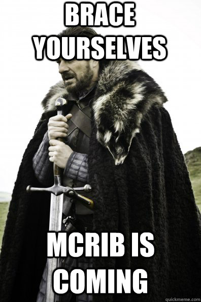 Brace Yourselves McRib is Coming  Game of Thrones