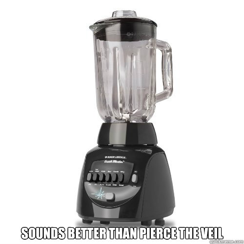 Top caption sounds better than Pierce the veil   Pierce the veil sucks