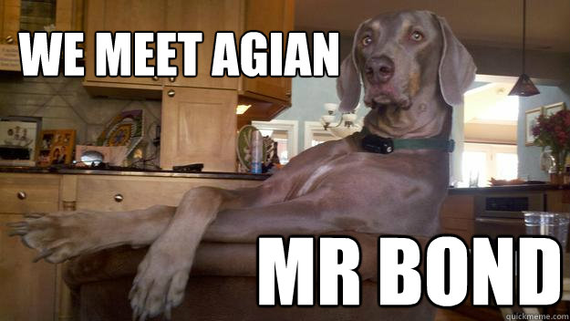 we meet agian  mr bond - we meet agian  mr bond  Misc