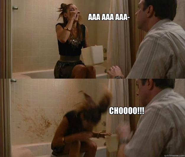 aaa aaa aaa- choooo!!!  Shit Happens
