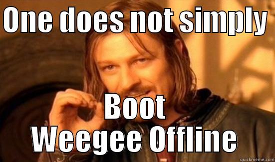 ONE DOES NOT SIMPLY  BOOT WEEGEE OFFLINE Boromir