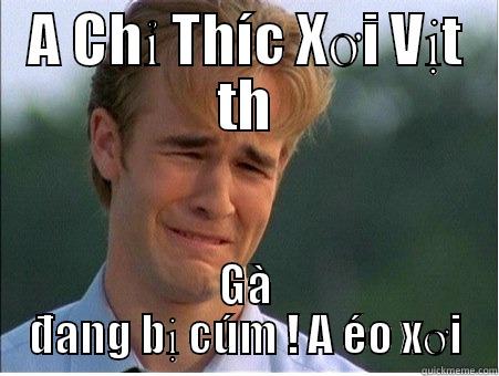 A CHỈ THÍC XƠI VỊT TH GÀ ĐANG BỊ CÚM ! A ÉO XƠI 1990s Problems