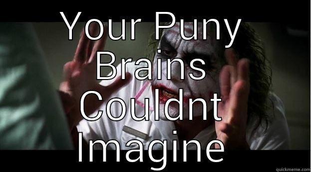 Your Puny Brains - YOUR PUNY BRAINS COULDNT IMAGINE Joker Mind Loss