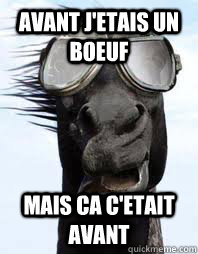 Avant j'etais un boeuf mais ca c'etait avant - Avant j'etais un boeuf mais ca c'etait avant  Avant