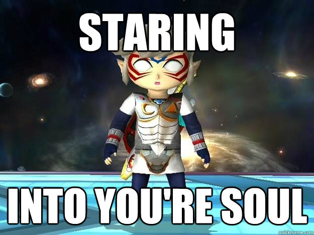 Staring Into you're soul  Toon Link is evil