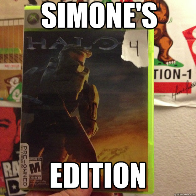 Simone's edition  Halo 4