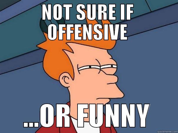 NOT SURE IF OFFENSIVE ...OR FUNNY Futurama Fry