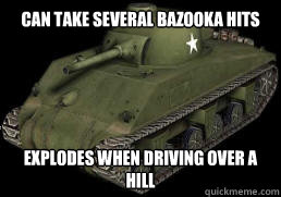 CAN TAKE SEVERAL BAZOOKA HITS explodes when driving over a hill - CAN TAKE SEVERAL BAZOOKA HITS explodes when driving over a hill  Misc