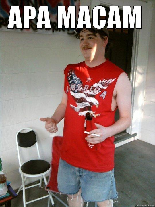 APA MACAM  Redneck Randal