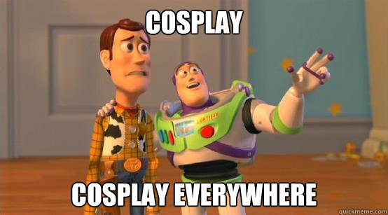Cosplay Cosplay everywhere  Buzz Glitter