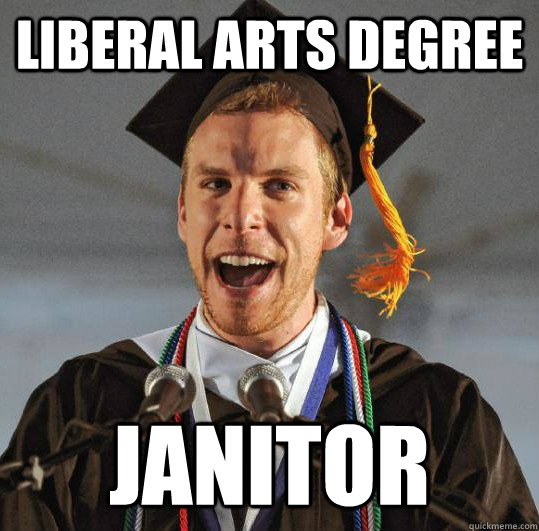 Liberal Arts Degree Janitor  