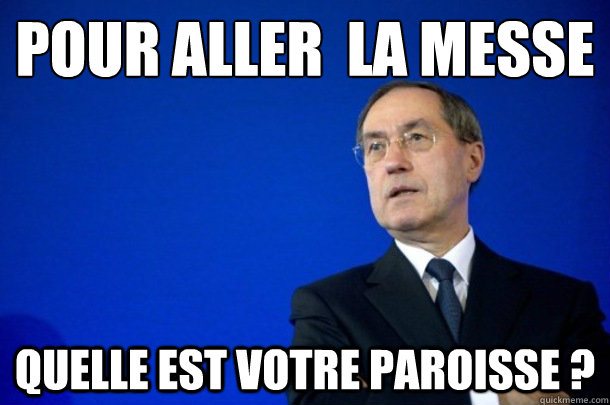 Pour aller à la messe quelle est votre paroisse ?  FNUMP