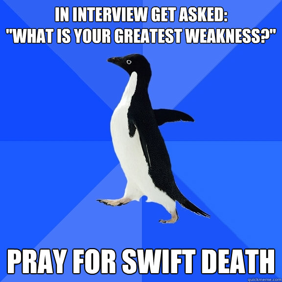 In interview get asked: 
