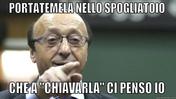 PORTATEMELA NELLO SPOGLIATOIO CHE A 