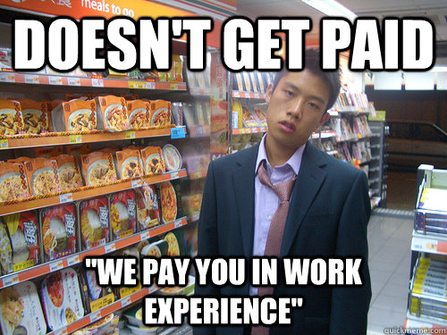 doesn't get paid 