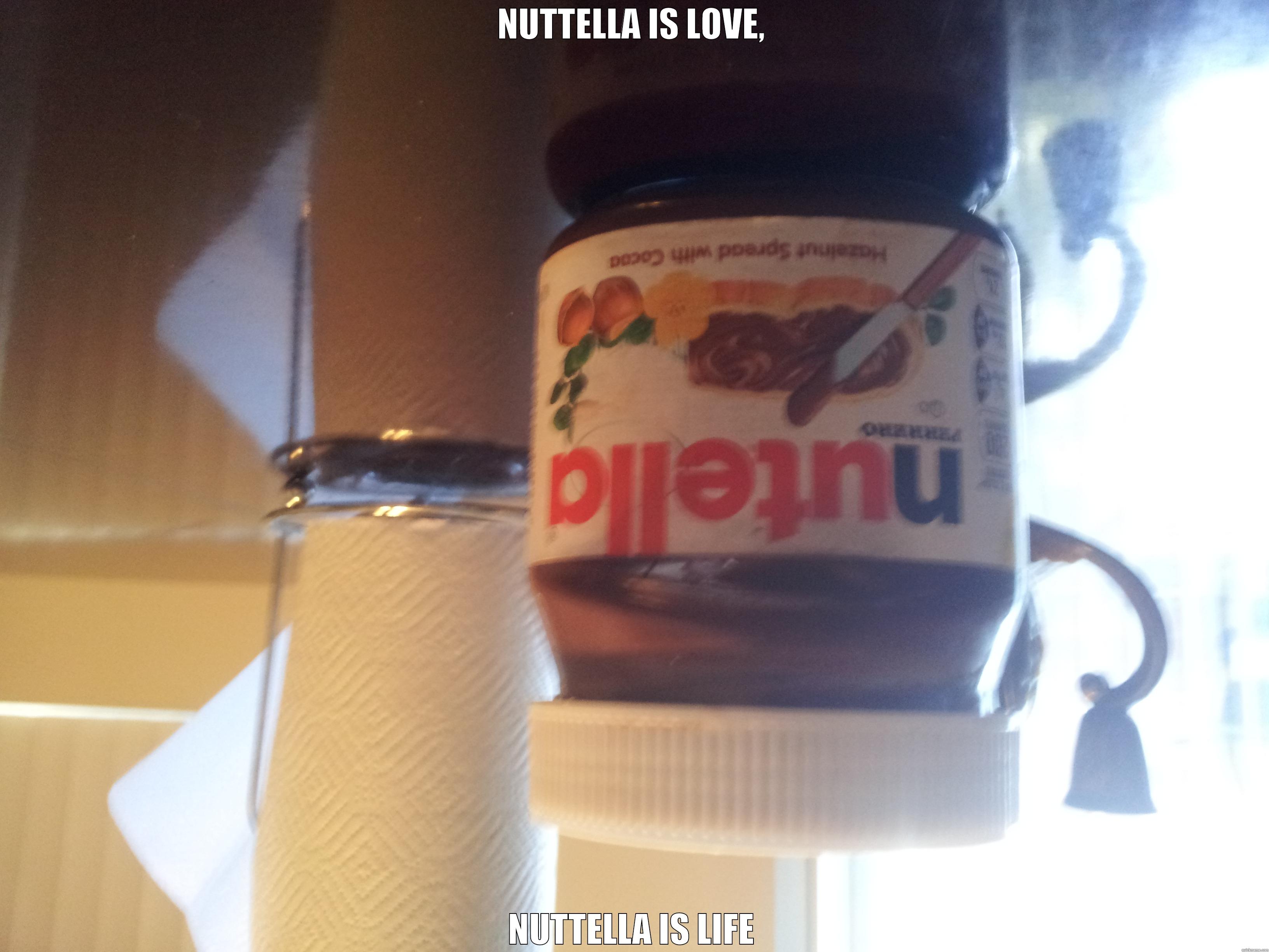 NUTTELLA IS LOVE, NUTTELLA IS LIFE Misc