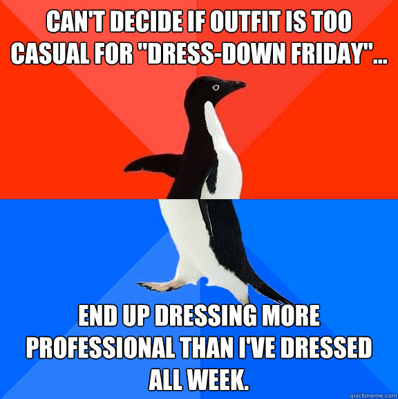 Can't decide if outfit is too casual for 