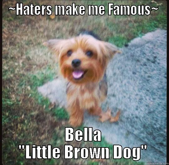 ~HATERS MAKE ME FAMOUS~ BELLA 