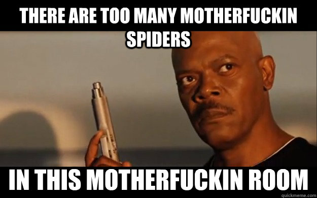 There are too many motherfuckin spiders in this motherfuckin room - There are too many motherfuckin spiders in this motherfuckin room  Misc