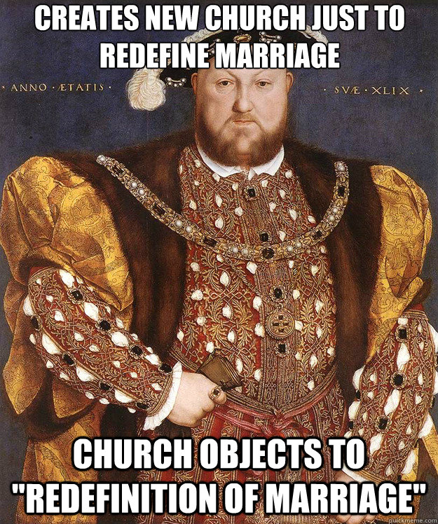 Creates new church just to redefine marriage Church objects to 